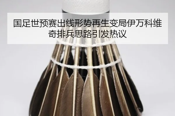 国足世预赛出线形势再生变局伊万科维奇排兵思路引发热议